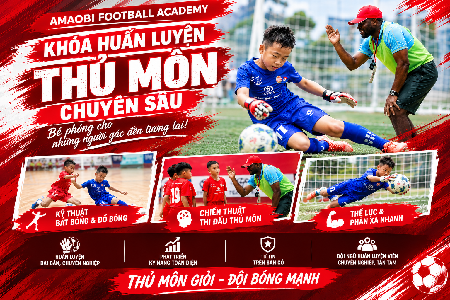 KHÓA HUẤN LUYỆN THỦ MÔN CHUYÊN SÂU